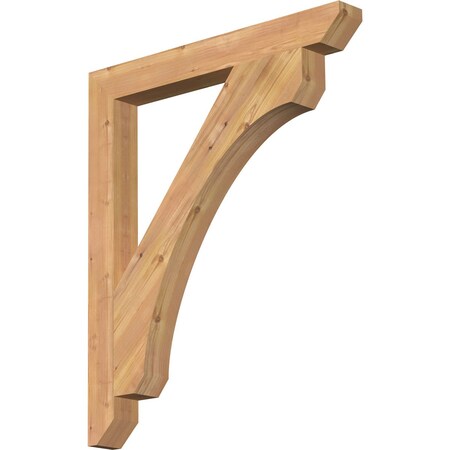 Ekena Millwork Legacy Slat Smooth Bracket, Western Red Cedar, 3 1/2"W x 32"D x 38"H BKT04X32X38LEC06SWR